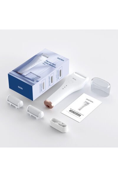 Rock 2 Kademeli 3 Silindir Başlıklı Suya Dayanıklı Şarjlı Nasır Törpü Ayak Bakım Cihazı