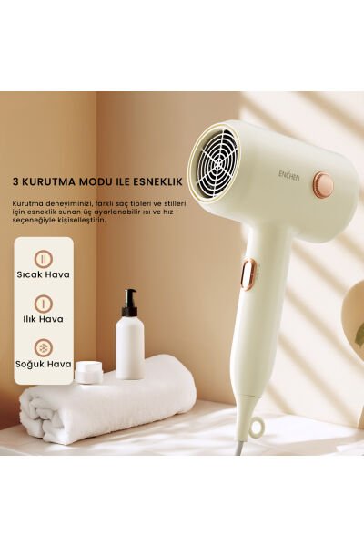 Air 7 1800 Watt Negatif İyonik Teknoloji 3 Sıcaklık Modlu Saç Kurutma Makinesi