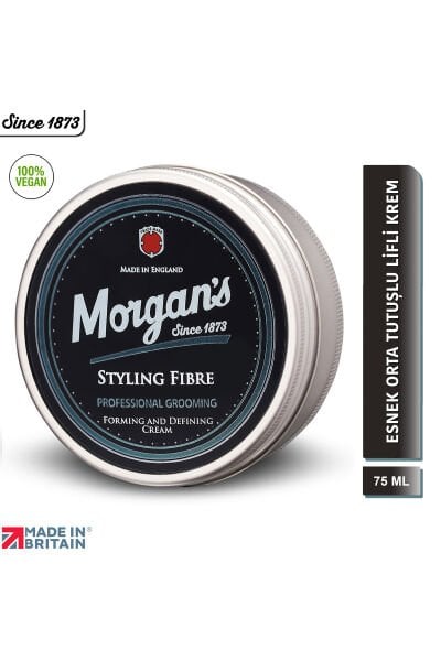 Morgan's Pomade Styling Fibre - Orta Tutuş Şekillendirici Saç Bakım Kremi 75 ml