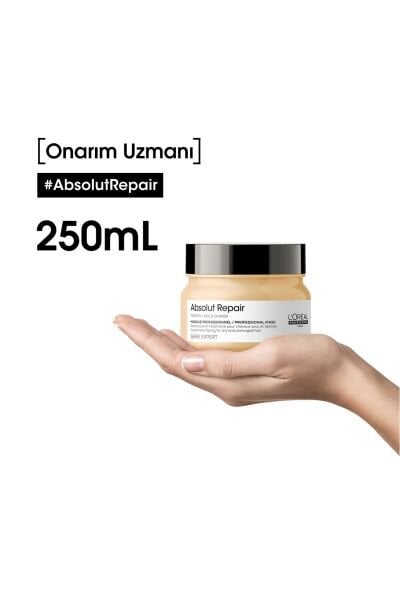 L'oreal Professionnel Serie Expert Absolut Repair Yıpranmış Saçlar Için Onarıcı Maske 250 ml