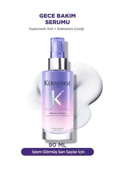 Kerastase Blond Absolu Sérum Cicanuit Sarı Saçlar Için Gece Bakım Serumu 90ml