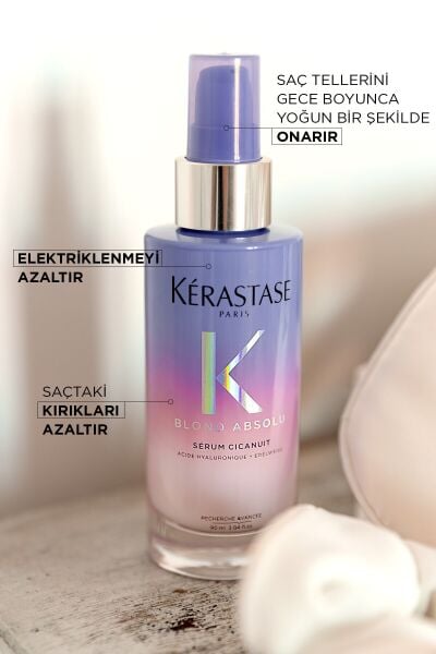 Kerastase Blond Absolu Sérum Cicanuit Sarı Saçlar Için Gece Bakım Serumu 90ml