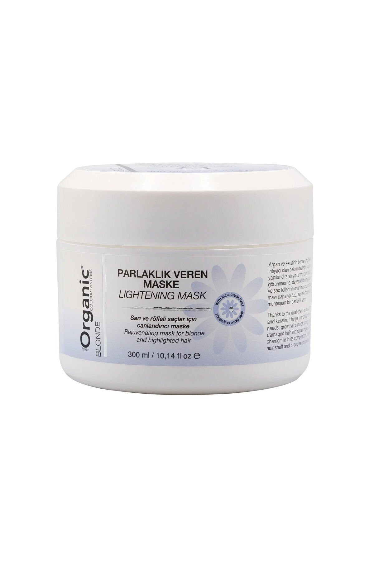 Organic Colour Systems Blonde Parlaklık Veren Maske Lightening Maske 300 ML