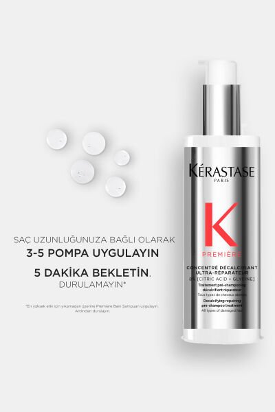 Kerastase Premiere Concentré Décalcifiant Ultra-Réparateur Onarım Sağlayan Şampuan Öncesi Bakım 250 ml