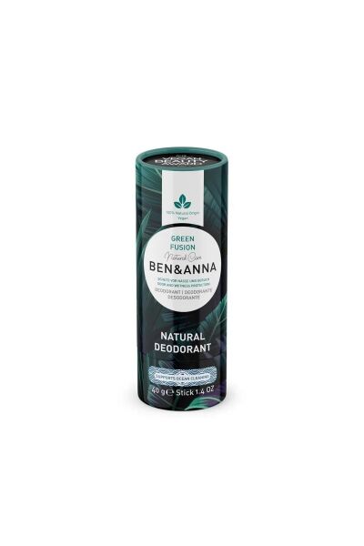 BEN ANNA Ben & Anna Green Fusion Vegan Natural Deodorant Stick 40 G