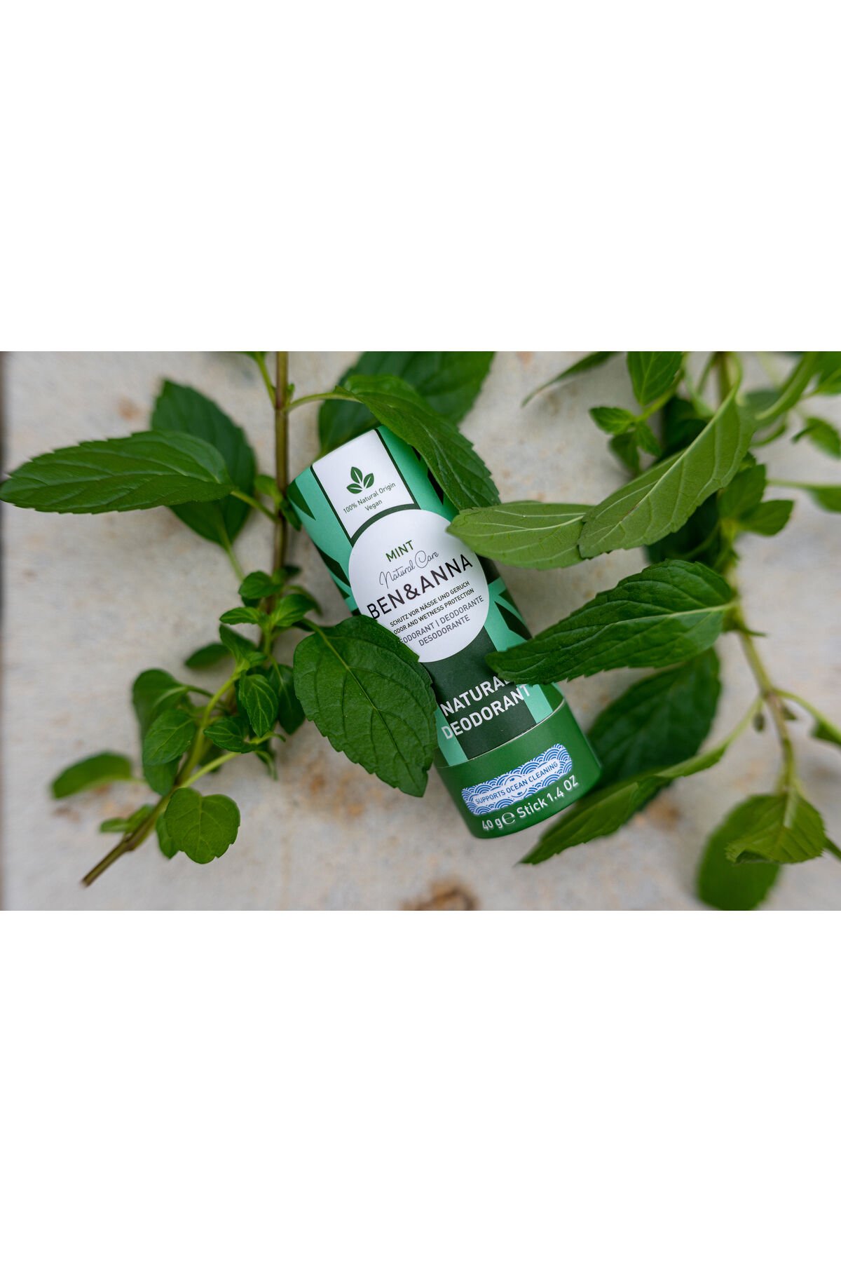 BEN ANNA Ben & Anna Mint Natural Vegan Deodorant Stick 40 G
