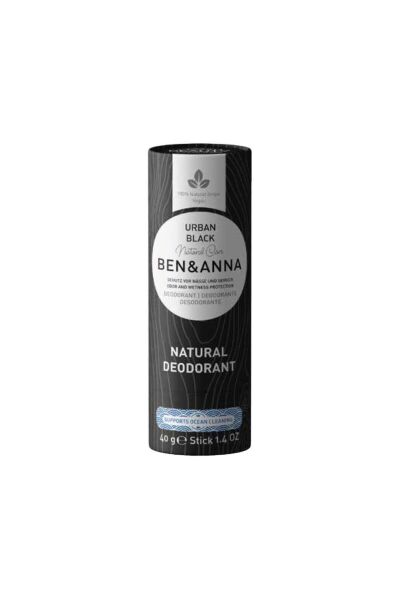 BEN ANNA Ben & Anna Urban Black Natural Vegan Deodorant Stick 40 G