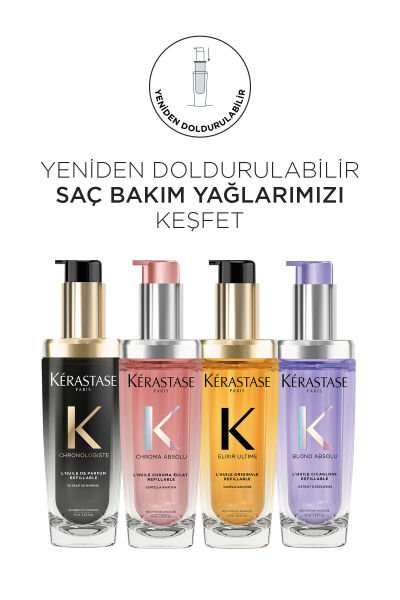 Kerastase Chronologiste L'huile De Parfum Canlandırıcı Saç Bakım Yağı Yedek Şişe 75 ml