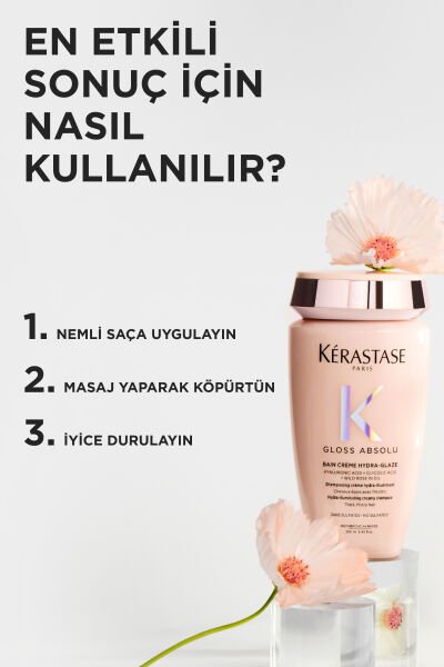 Gloss Absolu Elektriklenmeye Eğilimli Saçlar Için Parlaklık Veren Şampuan 250ml