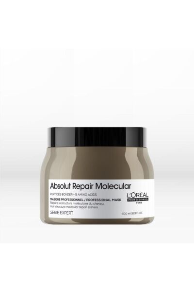 L'oreal Professionnel Loreal Professionnel Absolut Repair Molecular Tüm Yıpranmış Saçlar İçin Yoğun Onarıcı Maske 500 ml