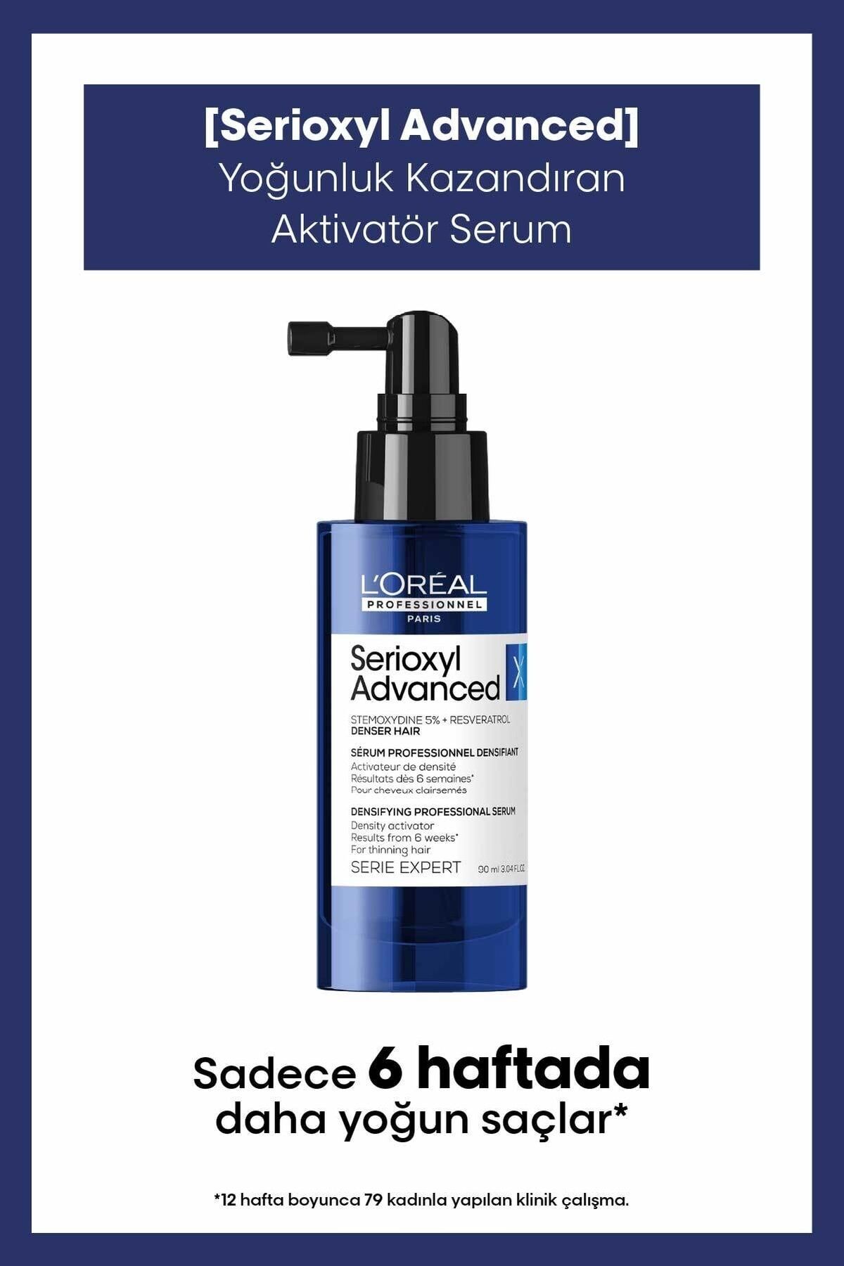 L'oreal Professionnel Serie Expert Serioxyl Advanced Incelmiş Saç Telleri Için Yoğunluk Kazandıran Serum 90 Ml