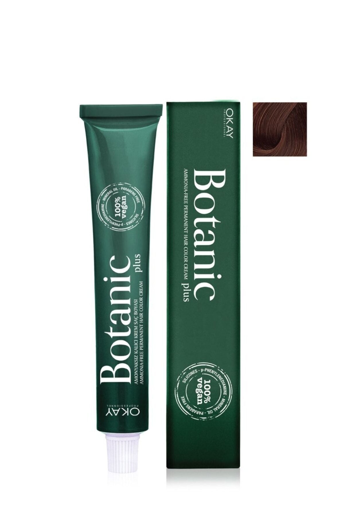 OKAYPROFESSIONNEL BOTANIC Plus 6.0 Yoğun Koyu Kumral Saç Boyası