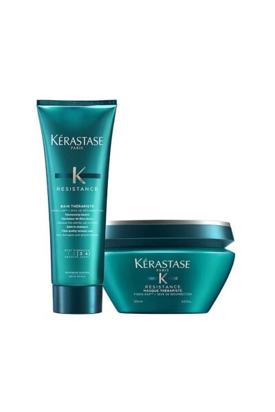 Kerastase Resistance Bain Therapiste Şampuan 250 ml + Resistance Masque Therapiste Saç Maskesi 200 ml