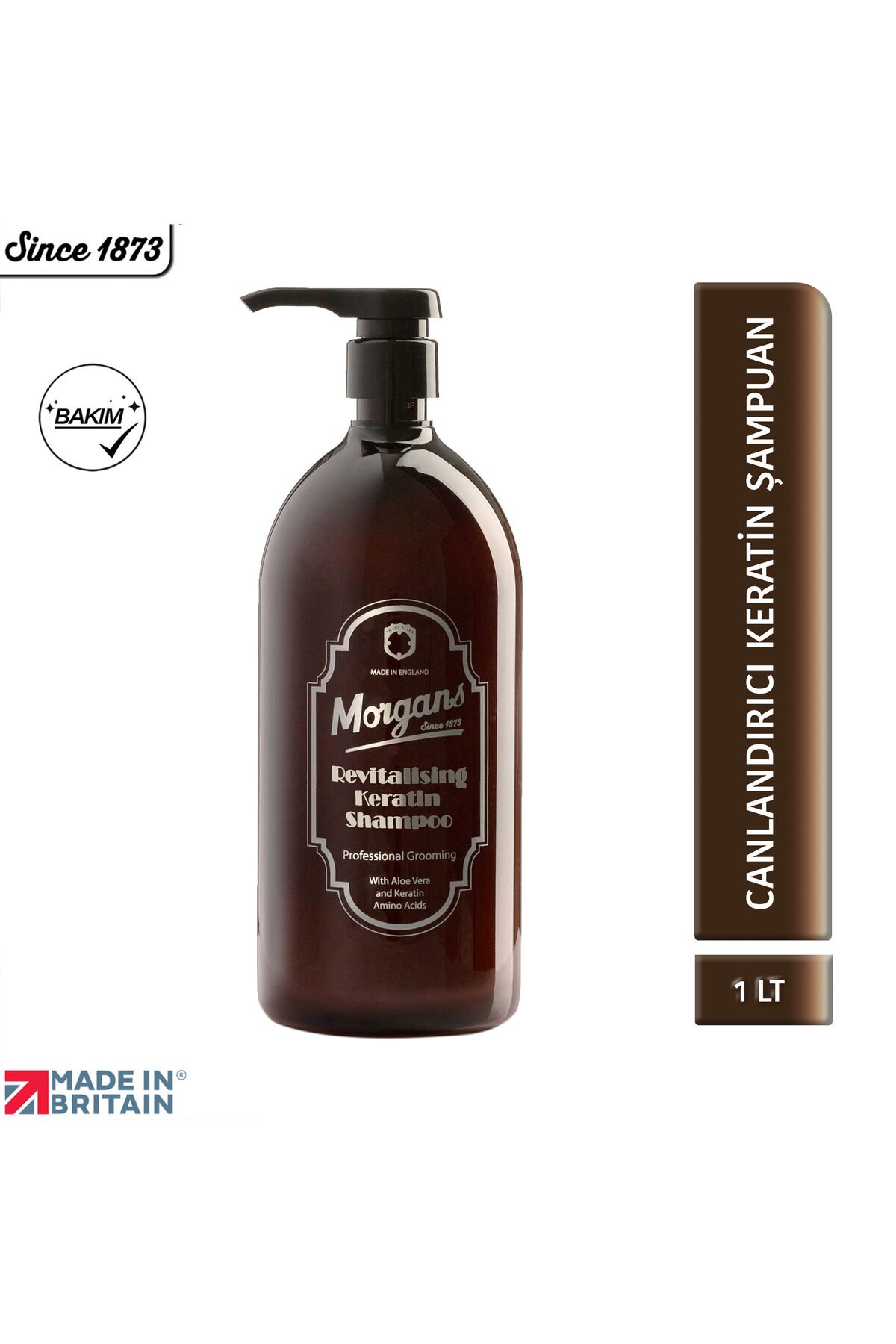Morgan's Pomade Revitalising Keratin Shampoo - Canlandırıcı Keratin Şampuan 1000 ml