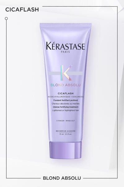 Blond Absolu Cicaflash Sarı Saçlar Için Parlaklık Veren Durulanan Saç Bakım Kremi 75ml
