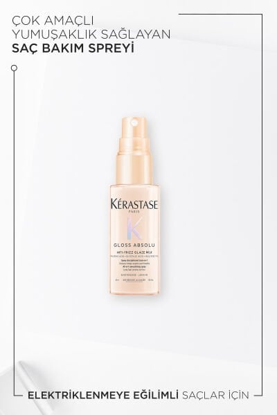 Gloss Absolu Elektriklenmeye Eğilimli Saçlar Için Çok Amaçlı Bakım Sütü Spreyi 45 ml